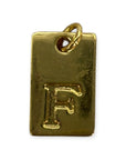 Letter tags charm