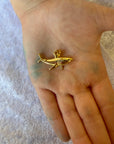 Diamond Shark tooth charm
