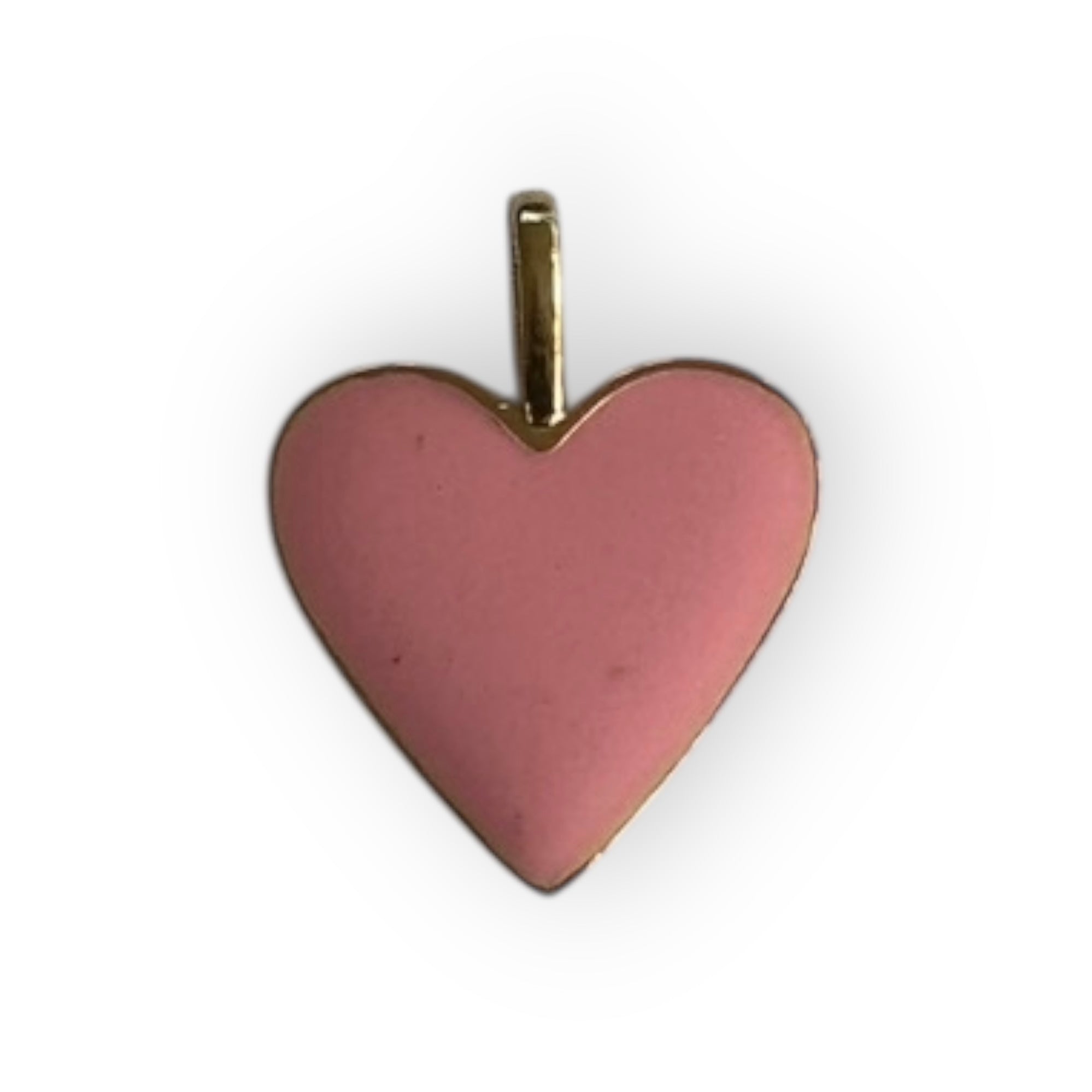 Pink Romantic Heart charm