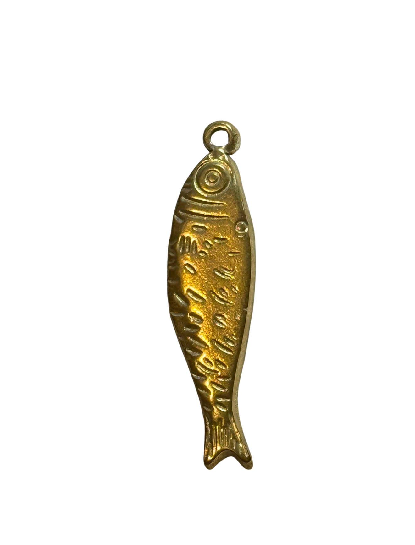 Flat Sardine Charm PVD