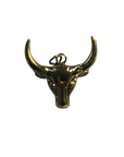 PVD Gold Plated Stainless Steel Bull Head Charm