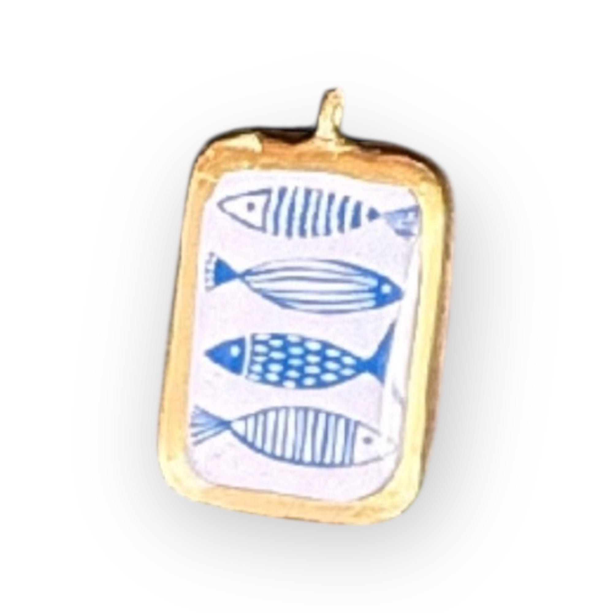 Blue Sardines Charm