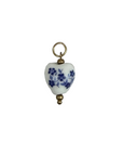 Porcelain Flower Puffy Heart