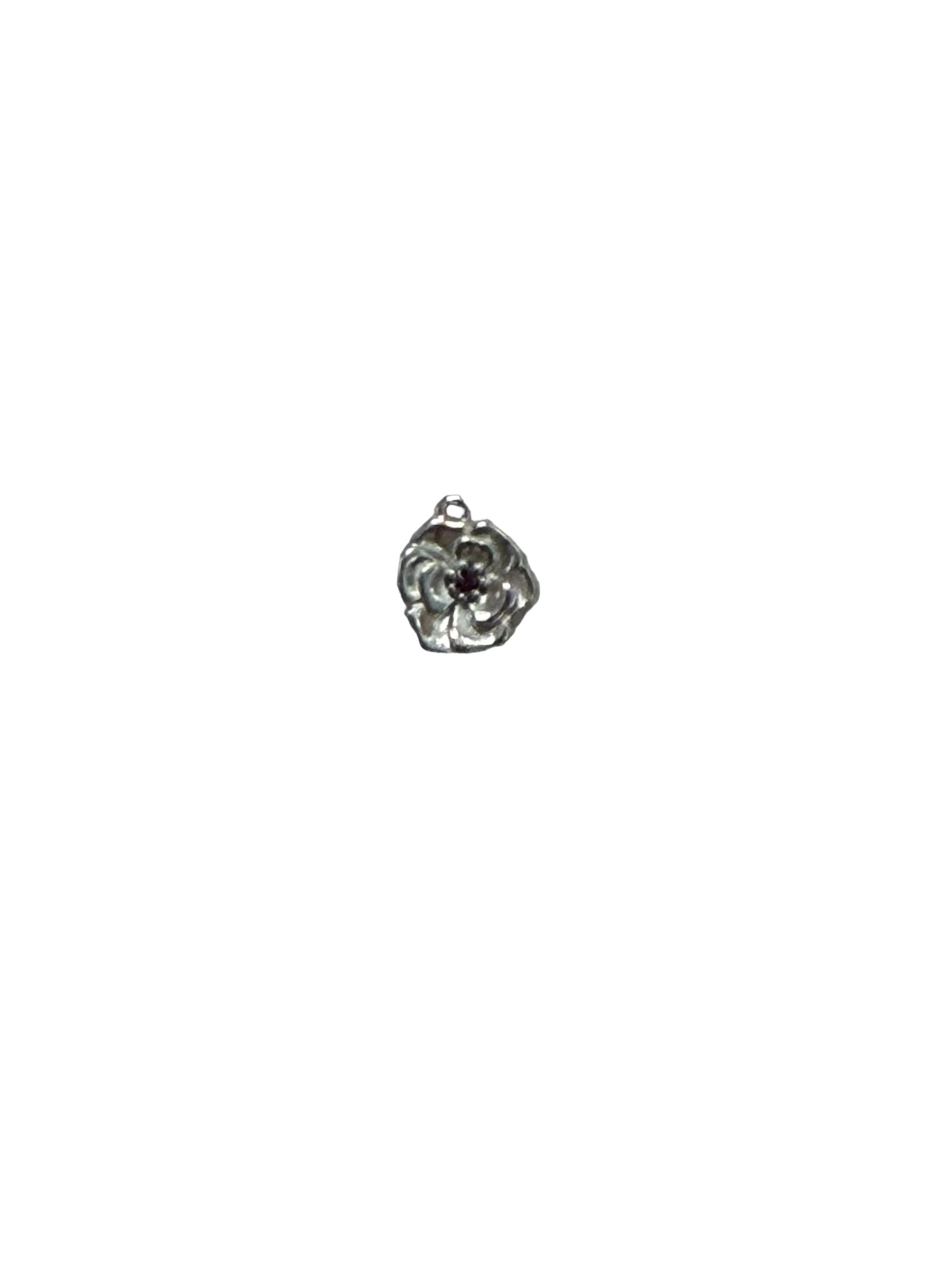 Silver birth flower Charm