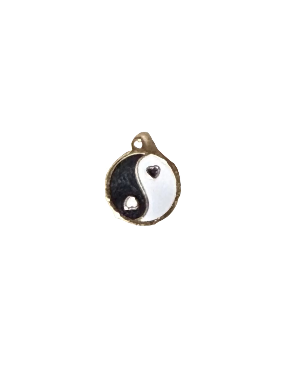 Yin yang circle charm