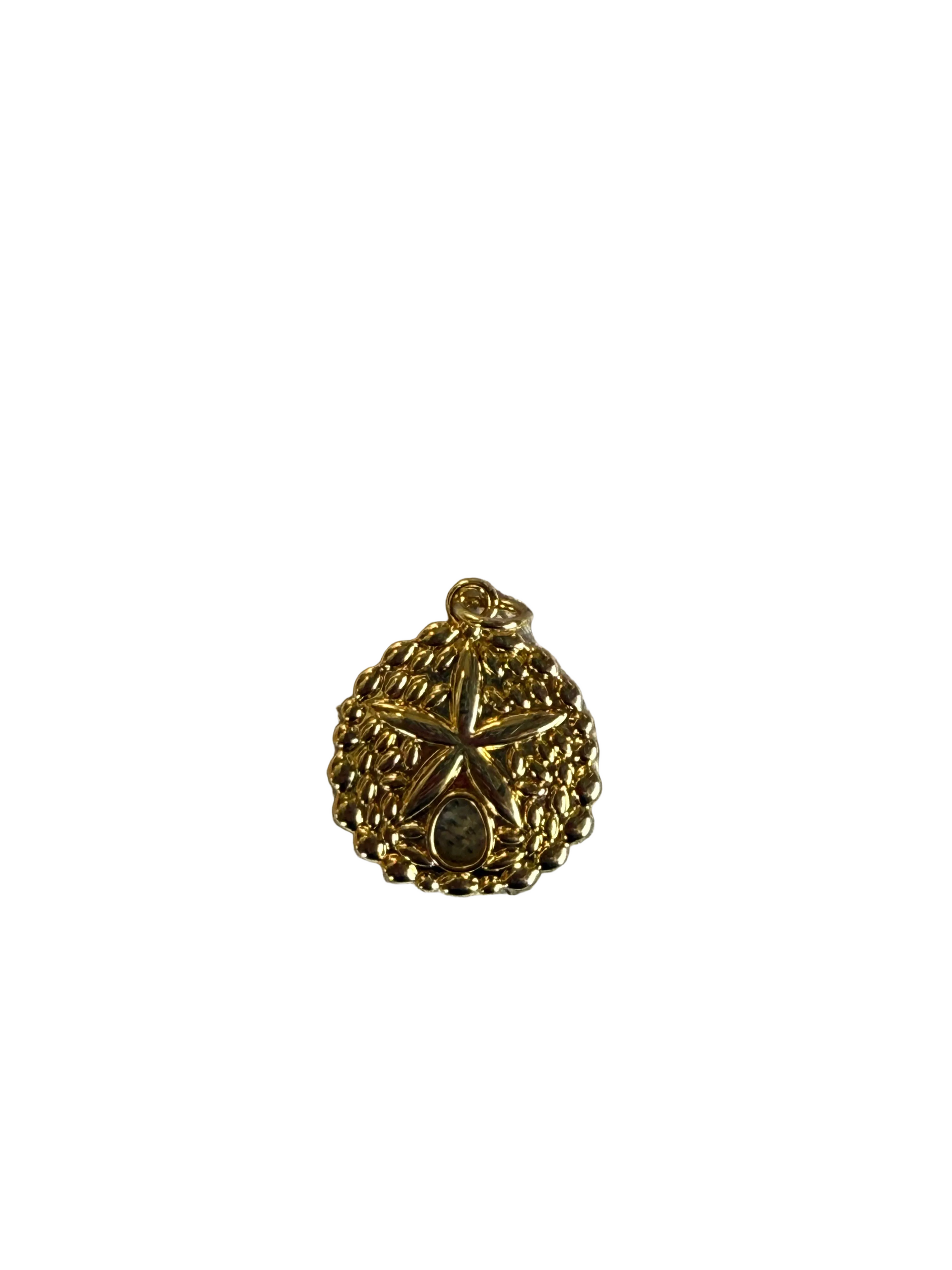 Sand Dollar Charm gold filled