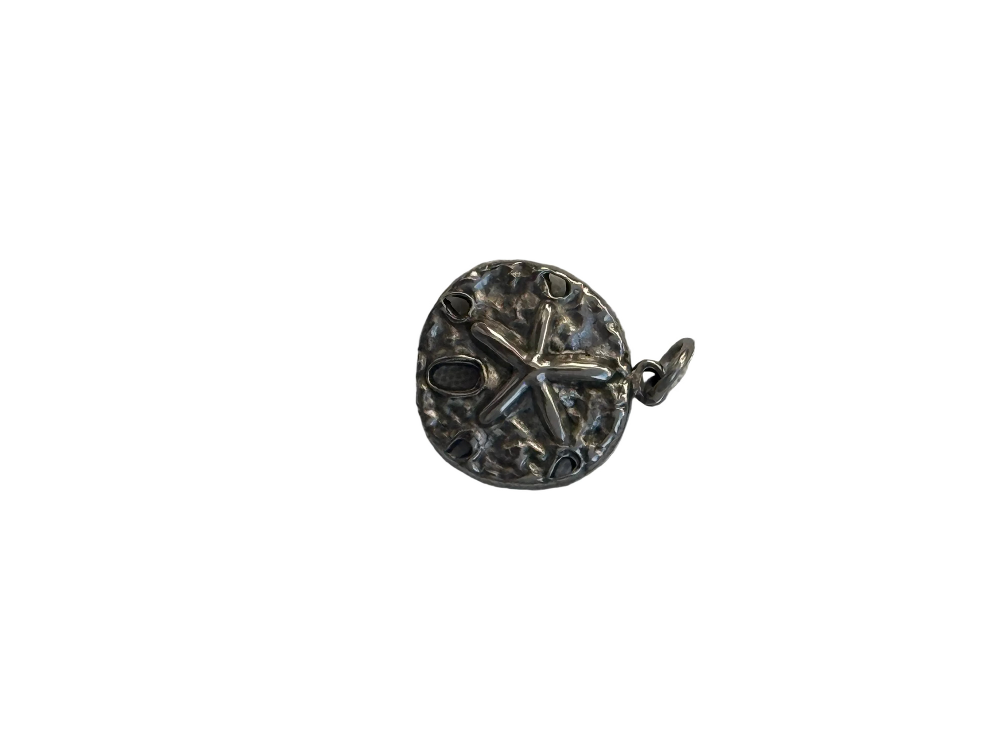 Silver sand dollar