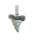 Diamond Shark tooth charm