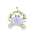 White belly crab charm