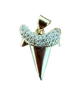 Diamond Shark tooth charm