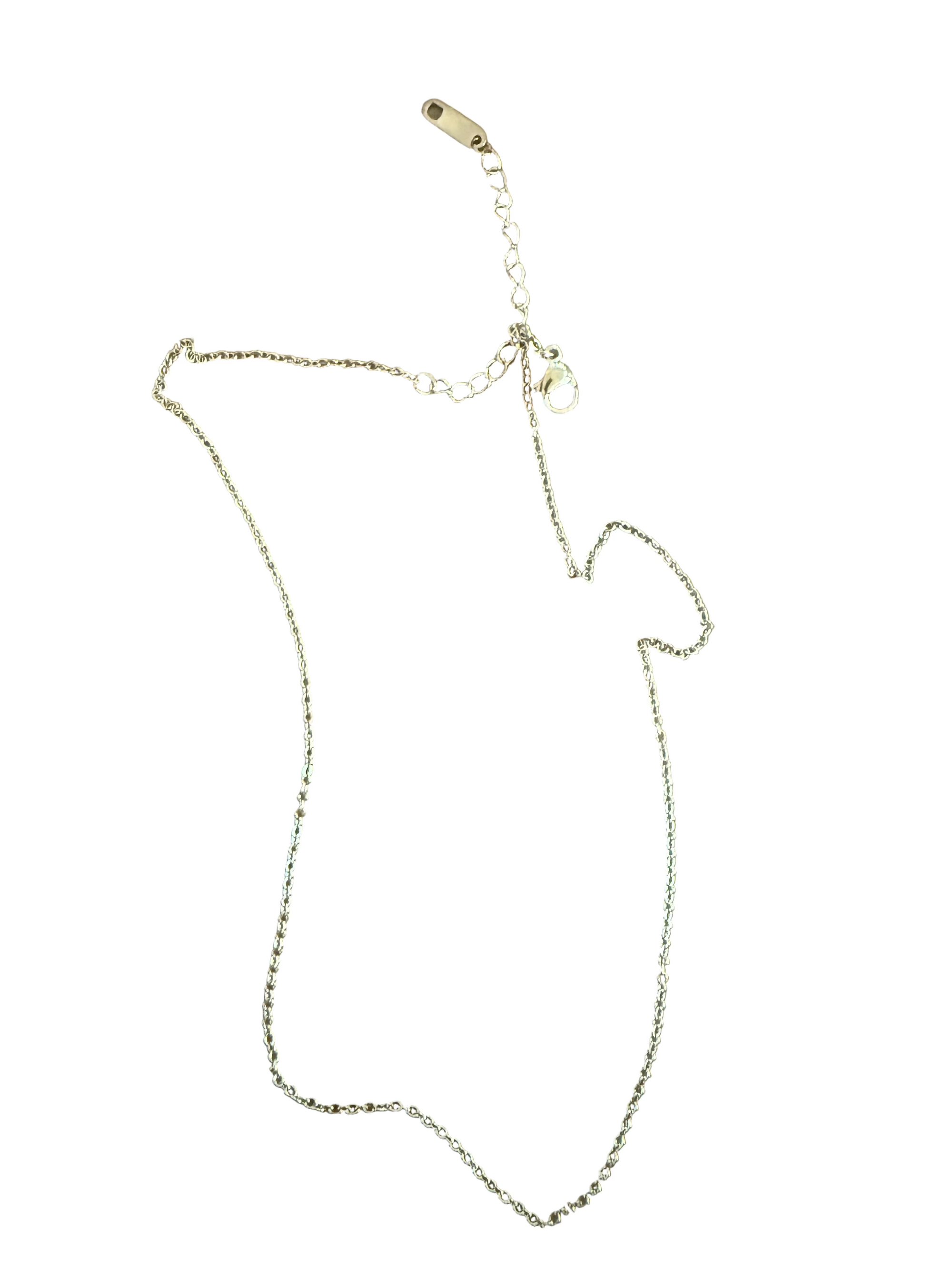 PVD thin curb  chain necklace