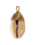 Cowrie Shell charm, natural transparent charm image