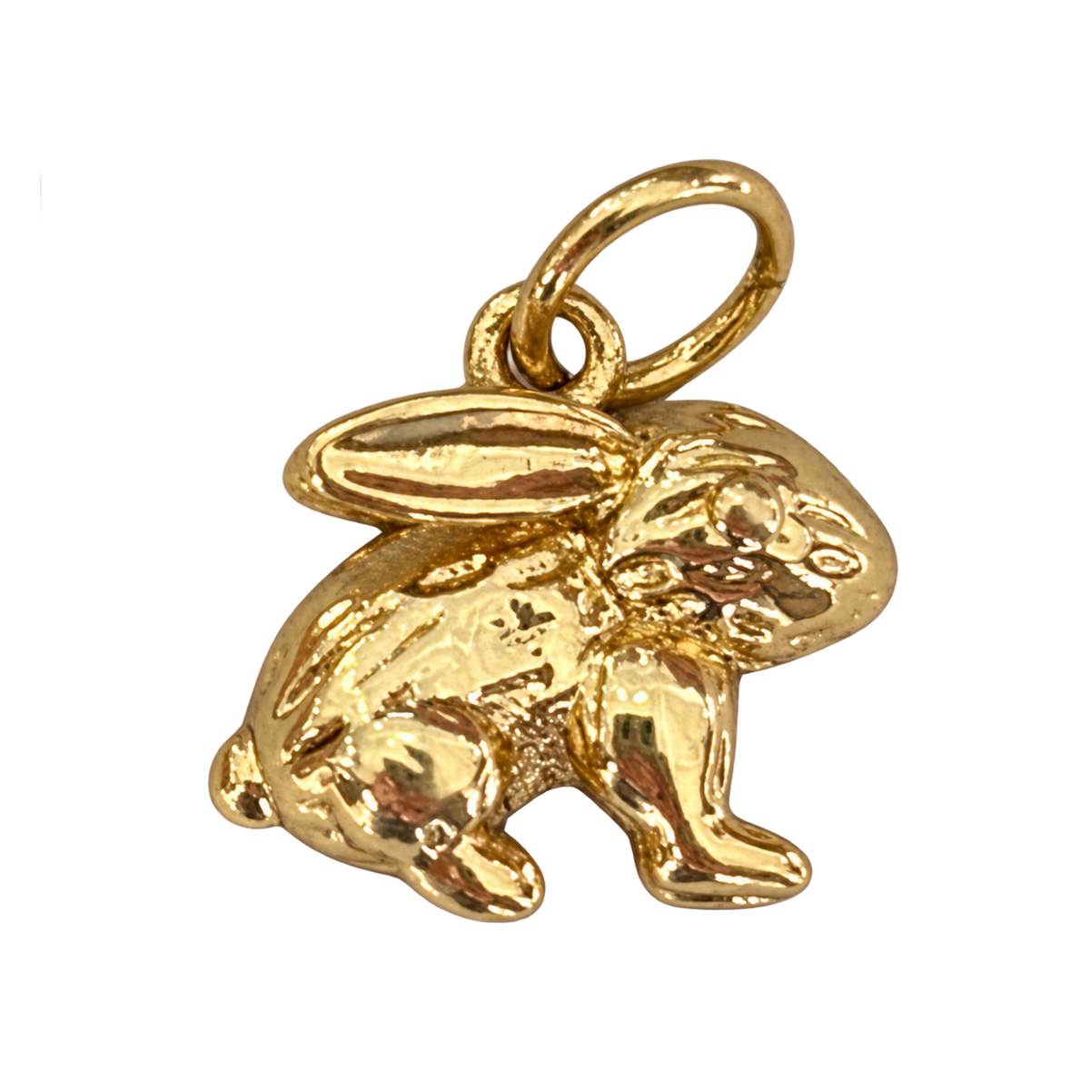 Bunny rabbit  Charm on transparent background