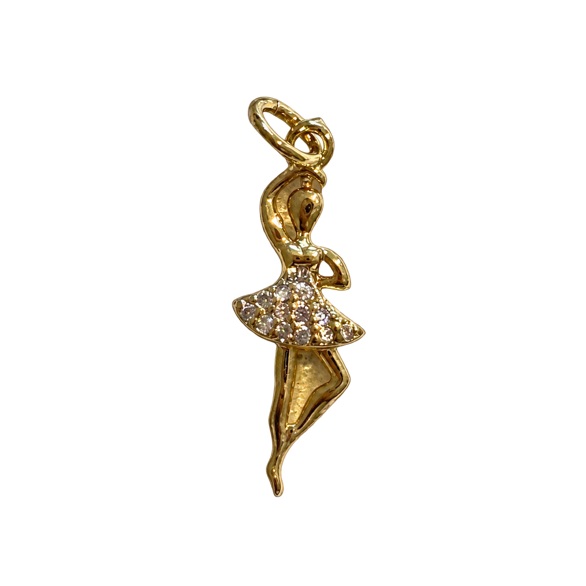 Ballerina Charm on transparent background