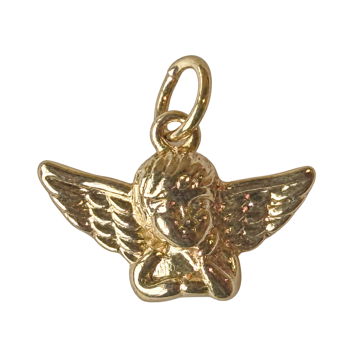 Charibou ANGEL charm on transparent background, natural product photo