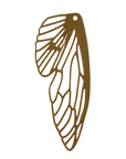 Butterfly Wing charm on transparent background