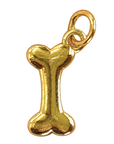 DOG BONE CHARM on transparent background