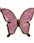 PINK BUTTERFLY CHARM on transparent background