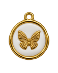 White Circle butterfly - edited product photo