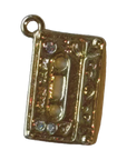 Cassette Tape Charm on transparent background