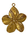 Chunky Flower charm, natural transparent product image