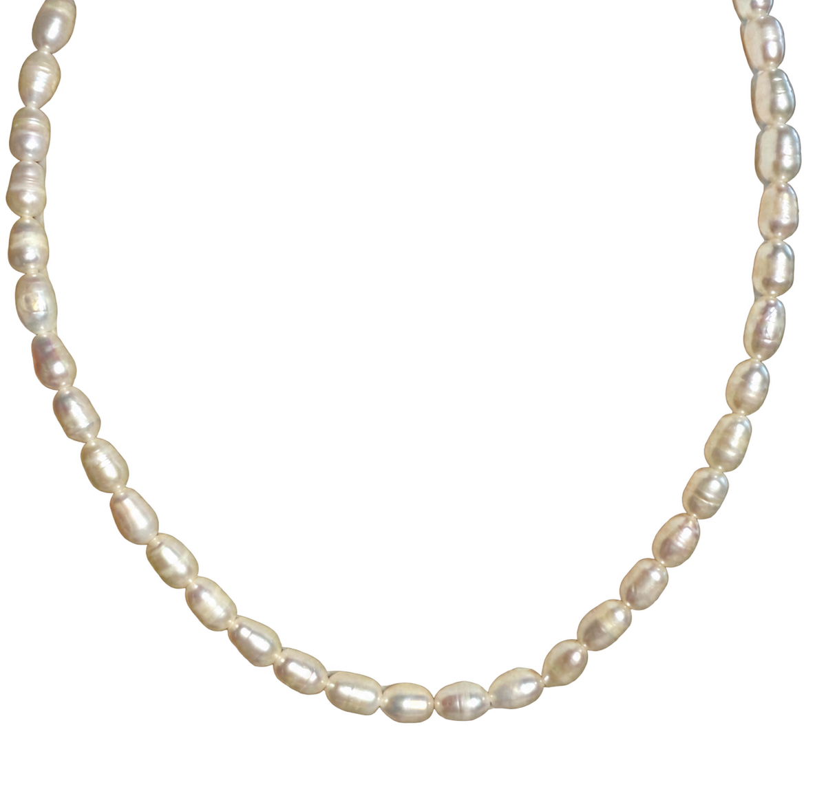 Fresh Water Pearl Necklace with transparent background