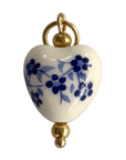 Floral Heart Charm, natural transparent charm image