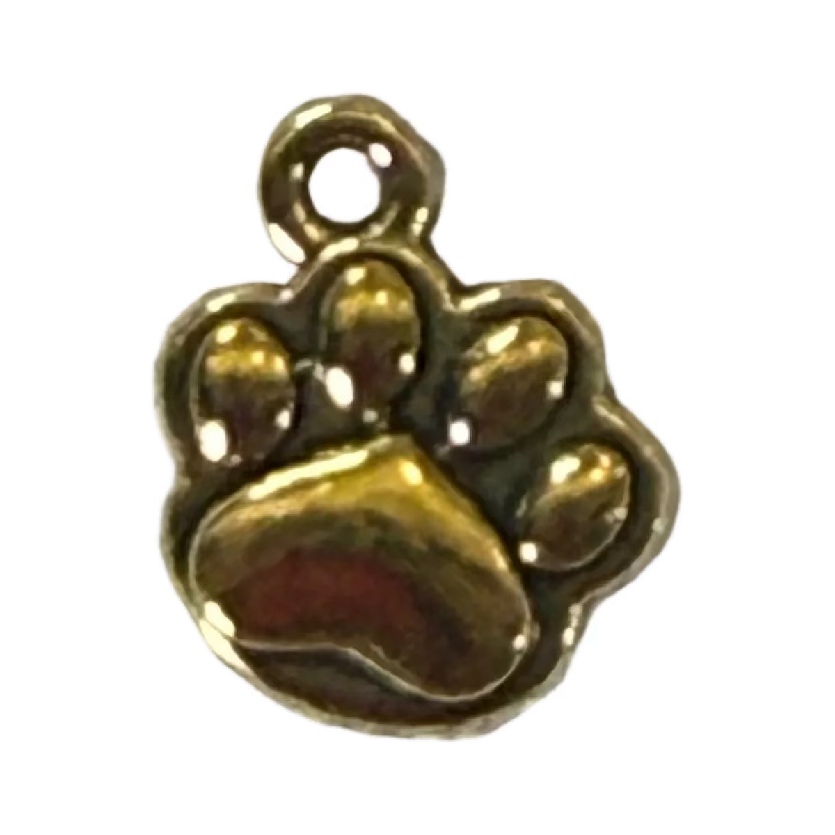 Puppy paw charm transparent cutout