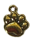 Puppy paw charm transparent cutout