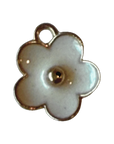 White Flower charm, natural transparent product image