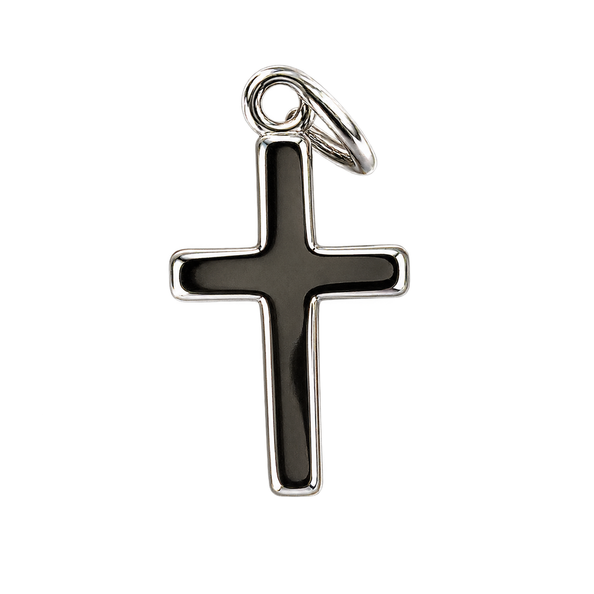 Silver Cross Charm